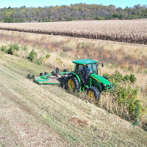 Rough-Cut Mowing for Large Field and Development Properties